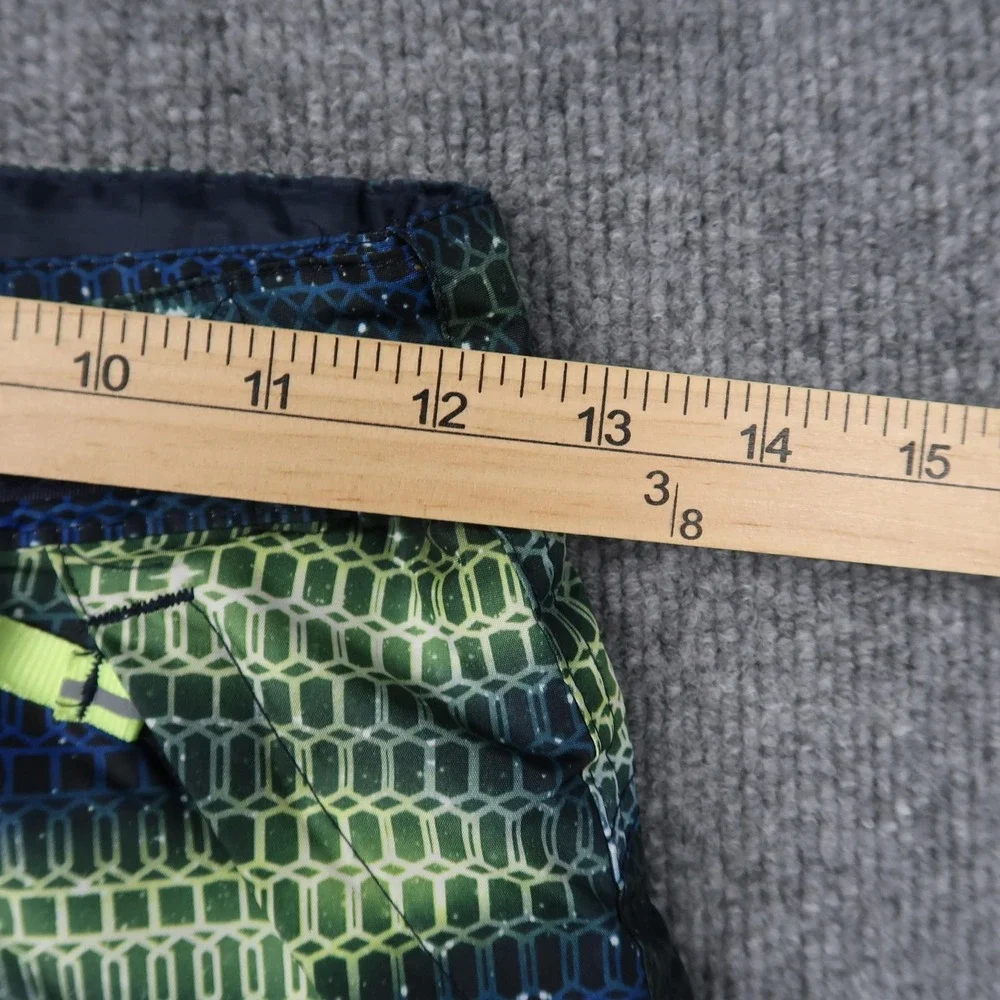 Champion Pants Youth Small 6-7 Blue Green Camo Pattern Snow Ski Insulated Winter